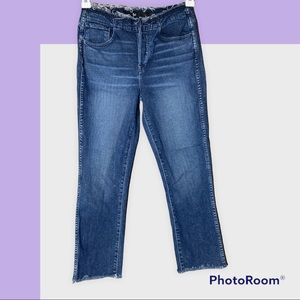 3x1 Raw Edge Shelter Slim Tin Coo Crop Jeans